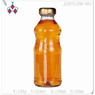 Γυάλινο Μπουκάλι Χυμού 200ml